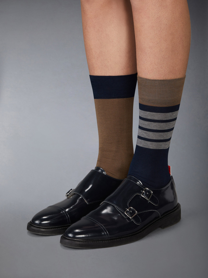 SPAZZOLATO LEATHER CAP TOE OXFORD SHOE 4