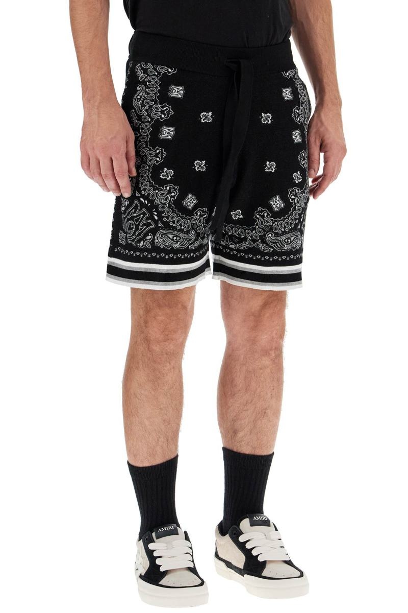 Amiri Knitted Bandana Bermuda Shorts - 2