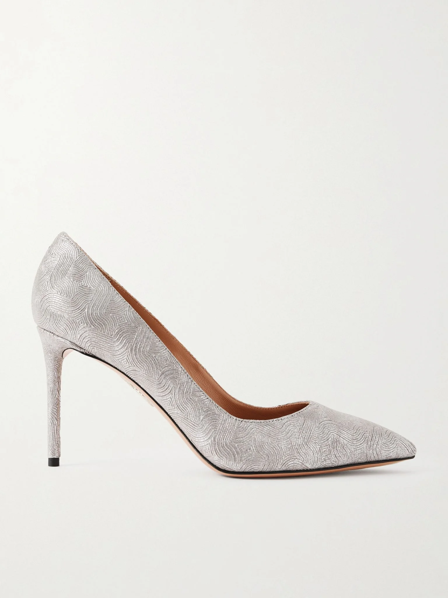 Purist 85 metallic leather pumps Silver - 1