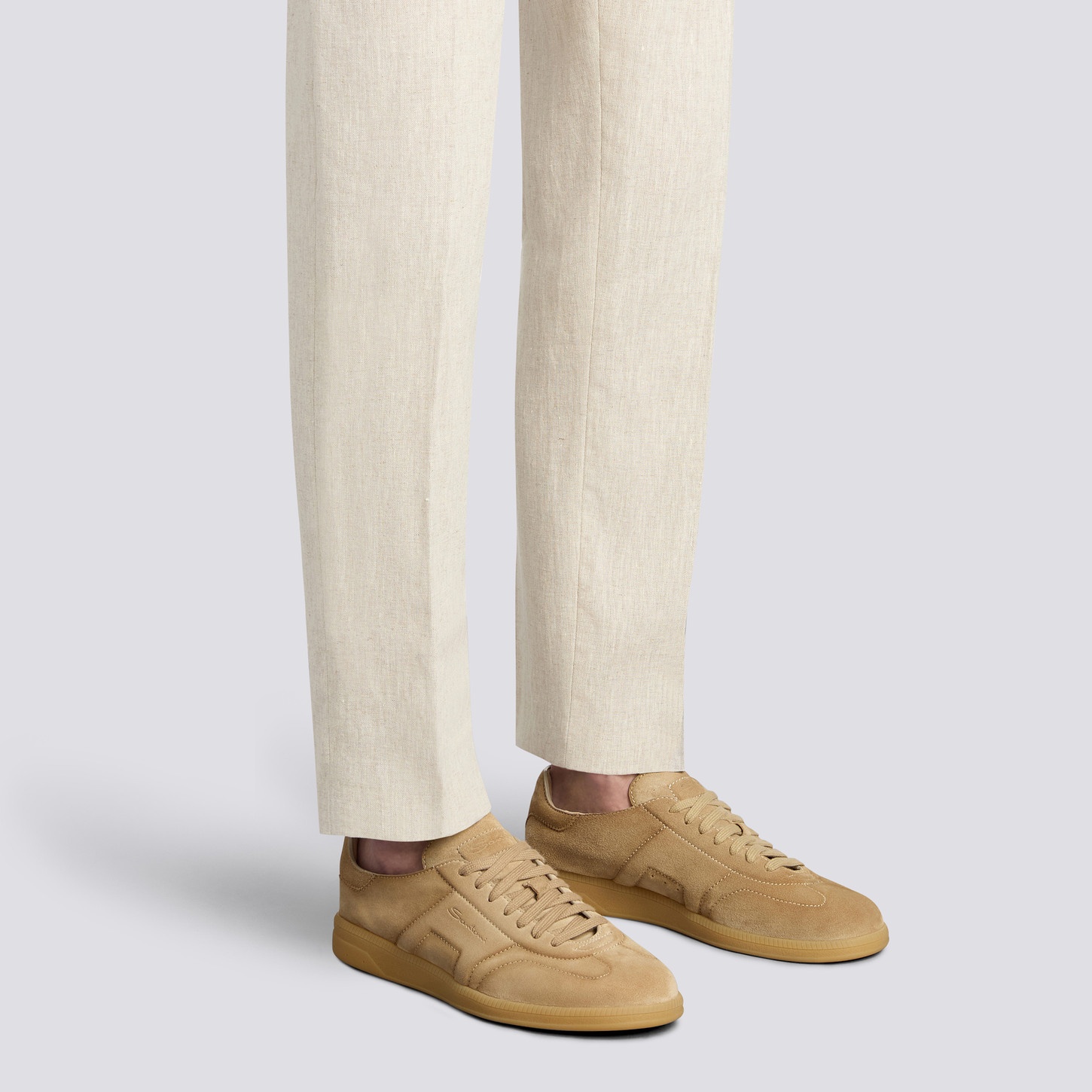 Men's beige suede DBS Oly sneaker - 2