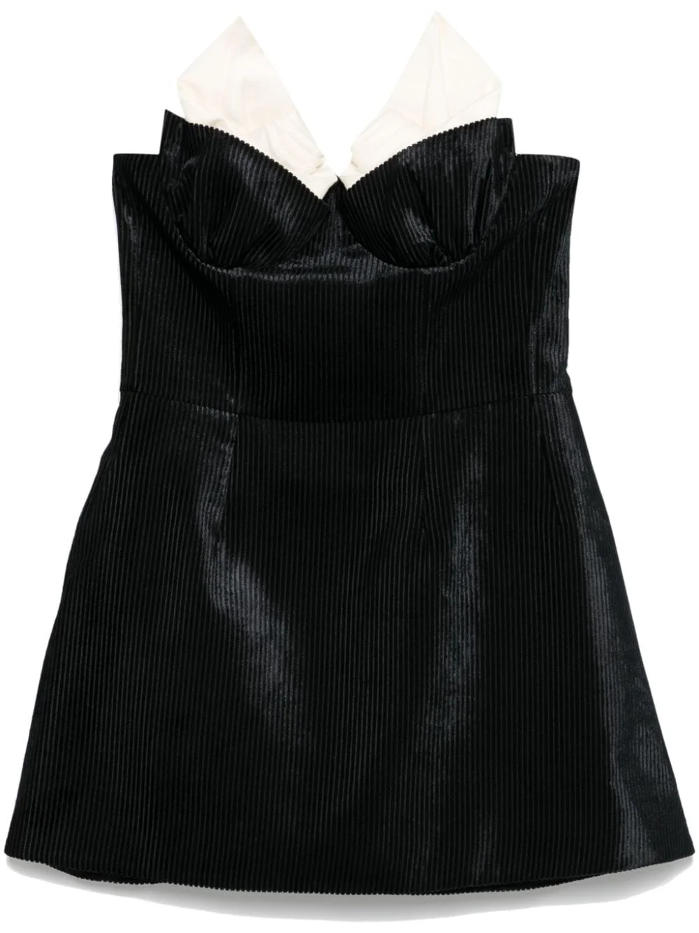 bustier mini dress - 1