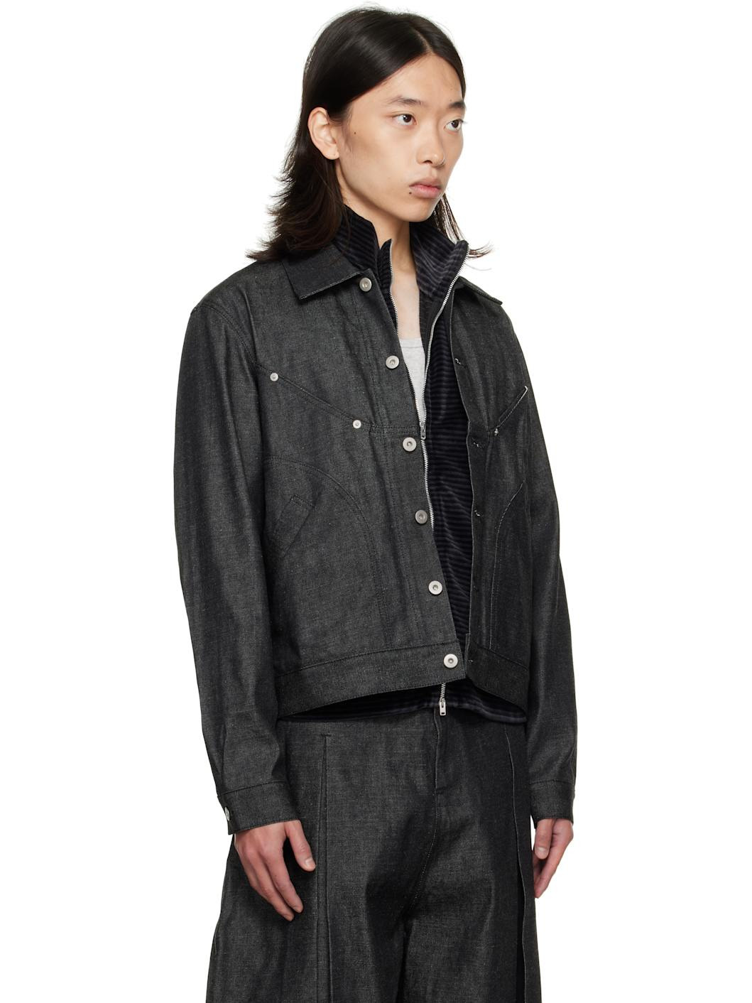 Black Jiji Denim Jacket - 2