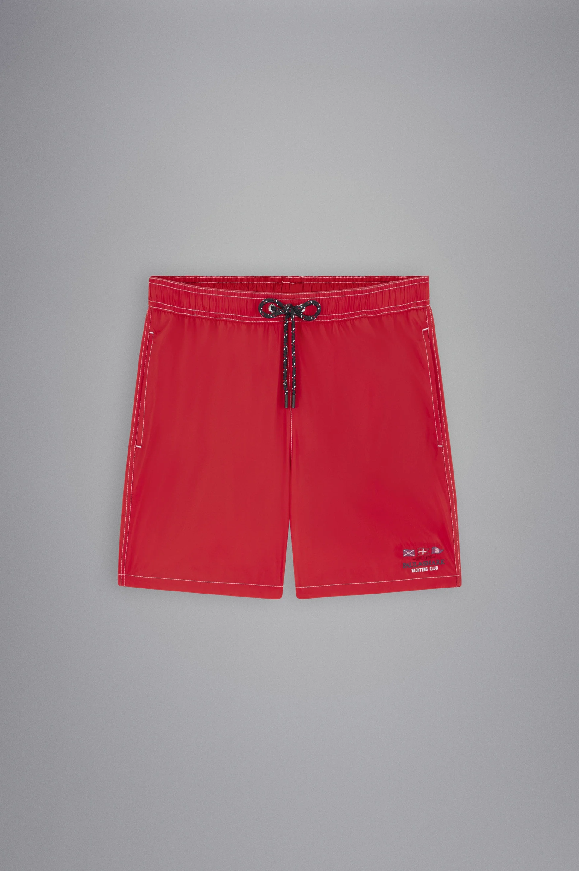 SWIM SHORTS WITH NAUTICAL EMBROIDERY - 1