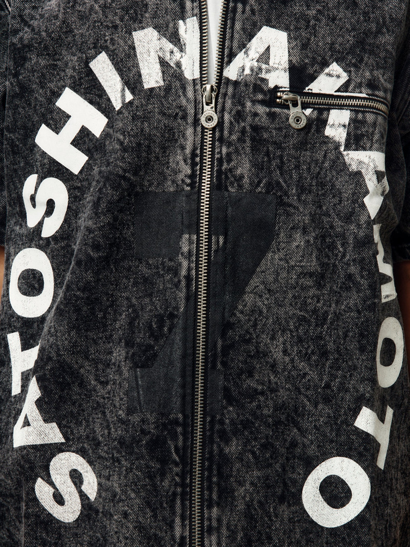 #7 MOTO FULL ZIP (WASHED BLACK) 6