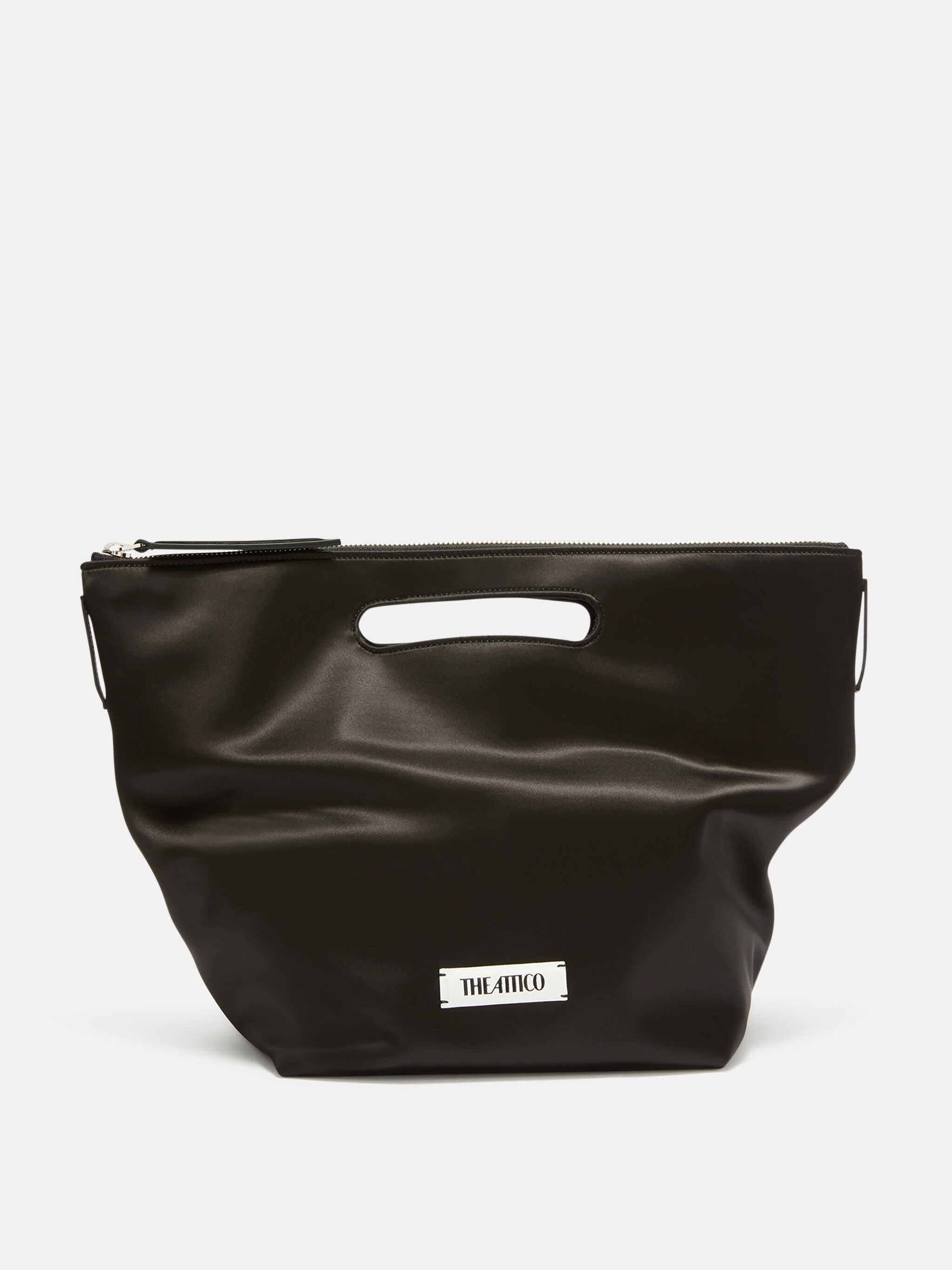 ''VIA DEI GIARDINI 30'' BLACK TOTE BAG - 1