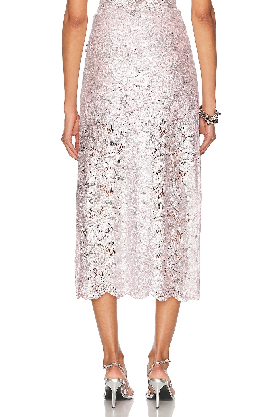 Lace Midi Skirt - 4