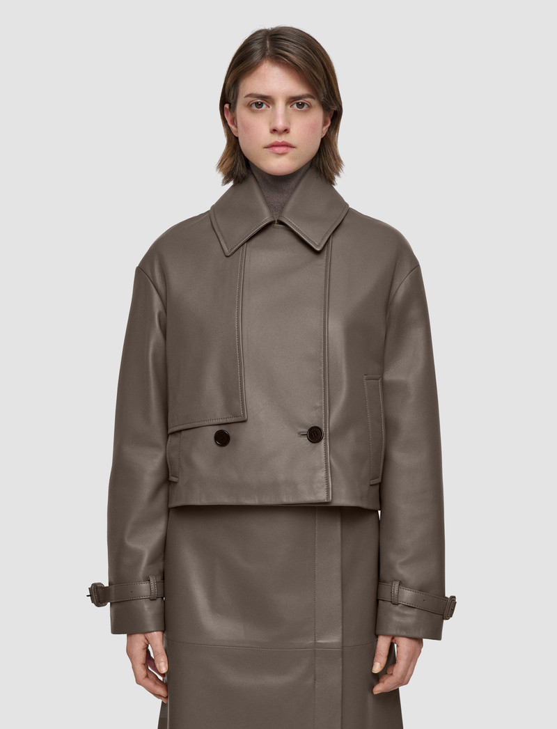 JOSEPH Blaise Nappa Leather Jacket outlook