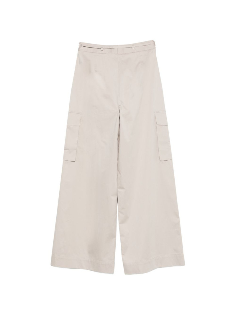AGNONA tie-detail cargo-pocket trousers outlook