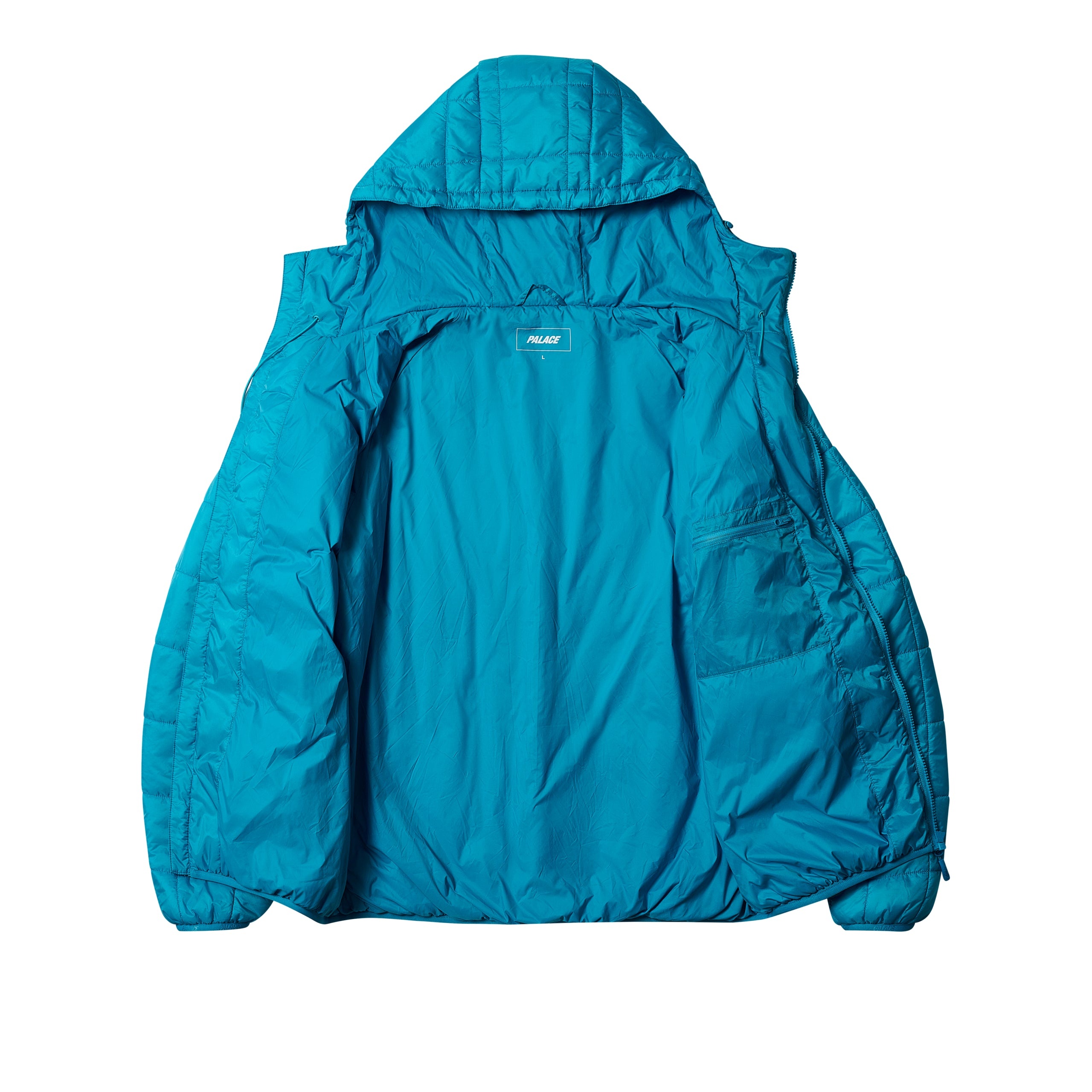 PALACE MICROLITE JACKET AQUATIC BLUE | REVERSIBLE