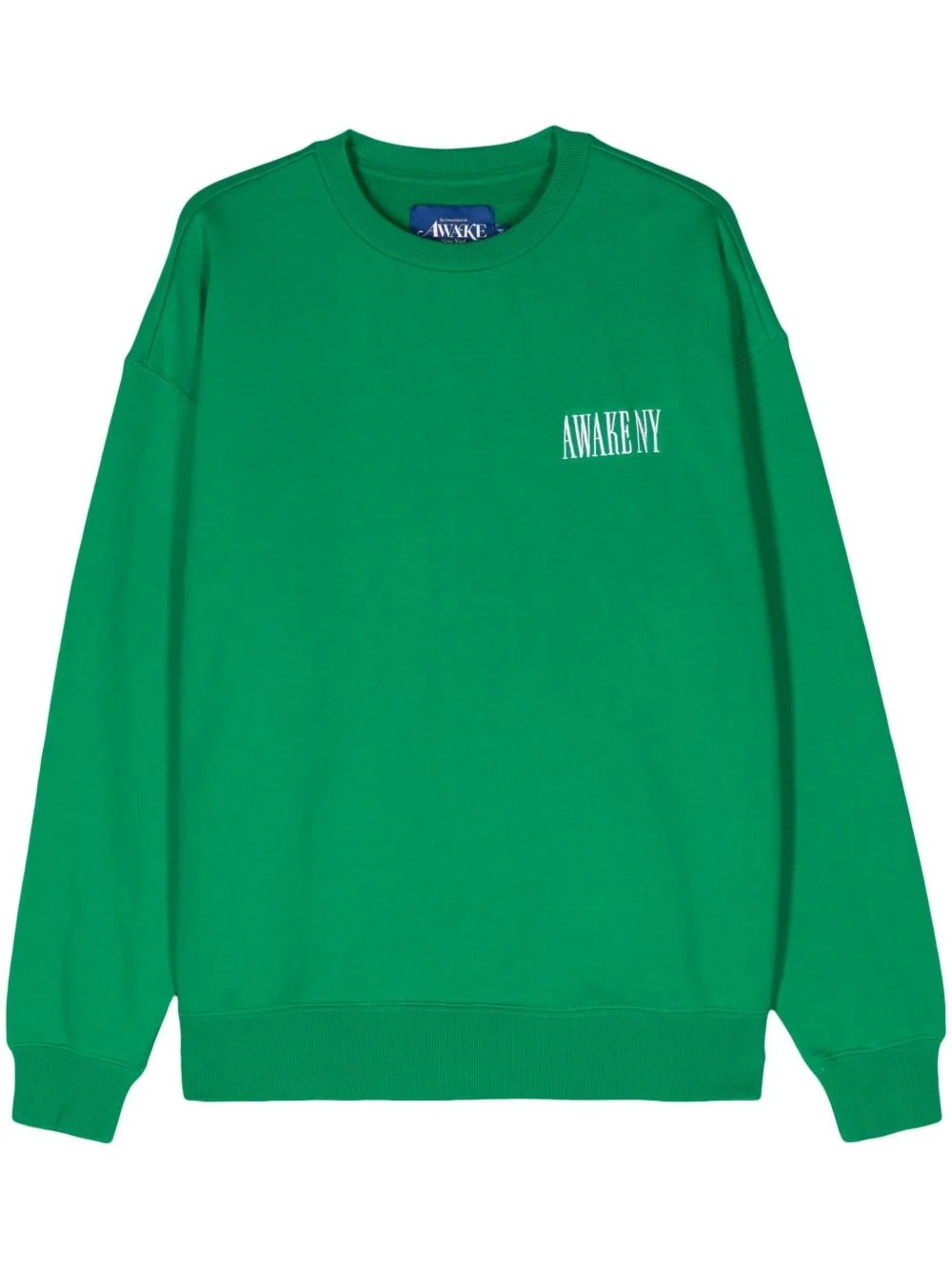 logo-embroidered cotton sweatshirt - 1
