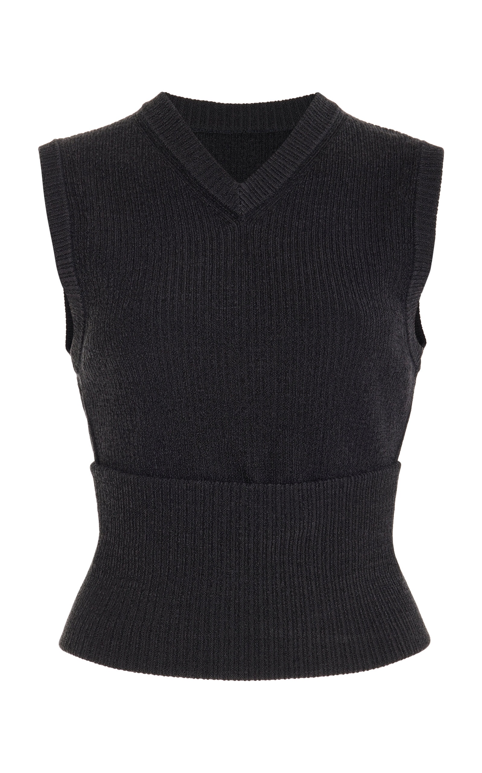 Cruz Cowl Neck Sweater Vest grey - 1