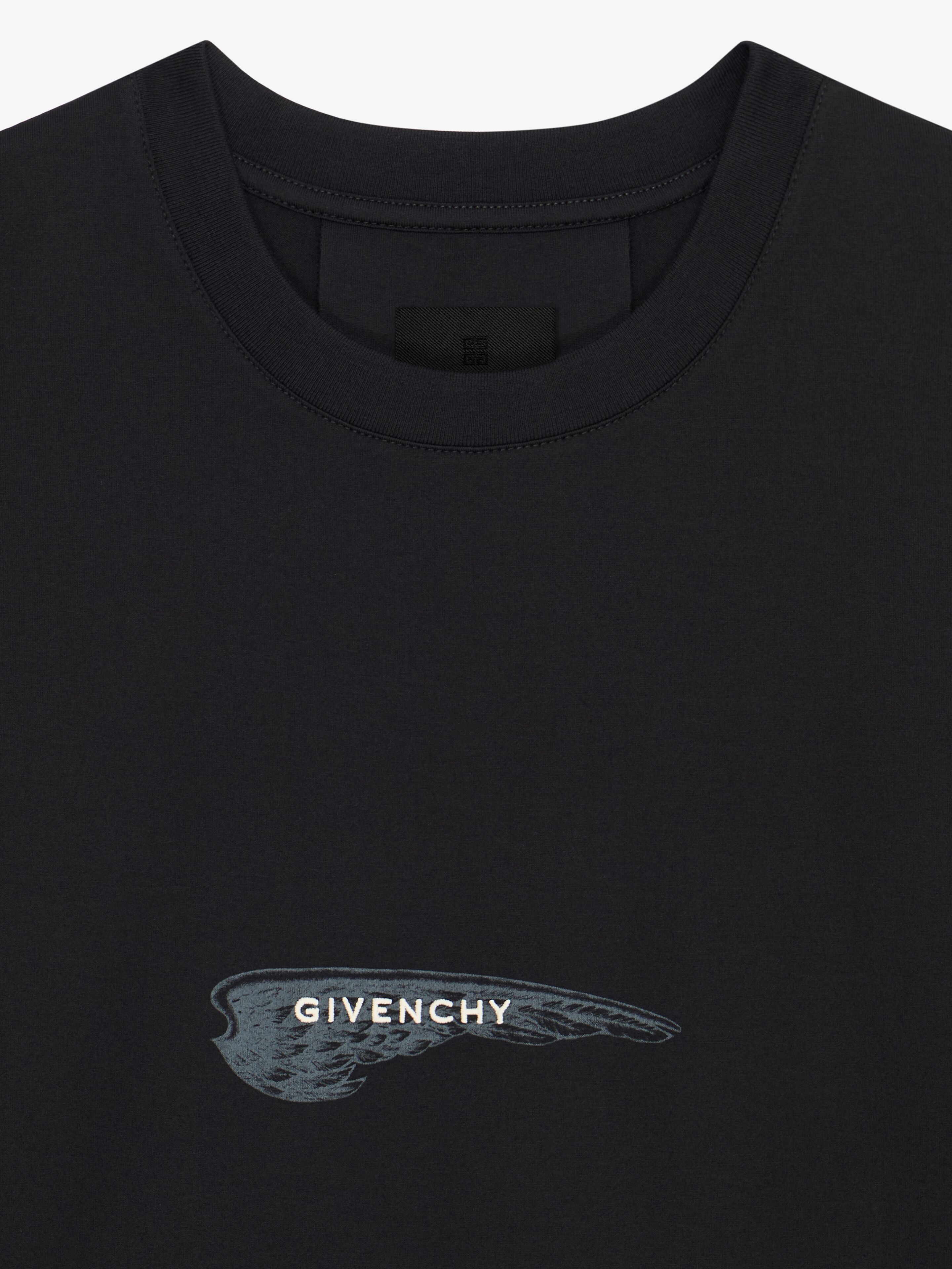 Givenchy T-SHIRT IN COTTON GIVENCHY WINGS | REVERSIBLE