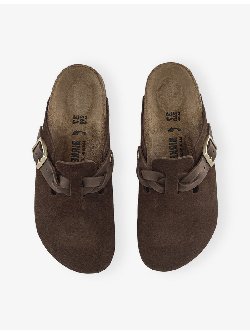 Boston Suede Clogs 2