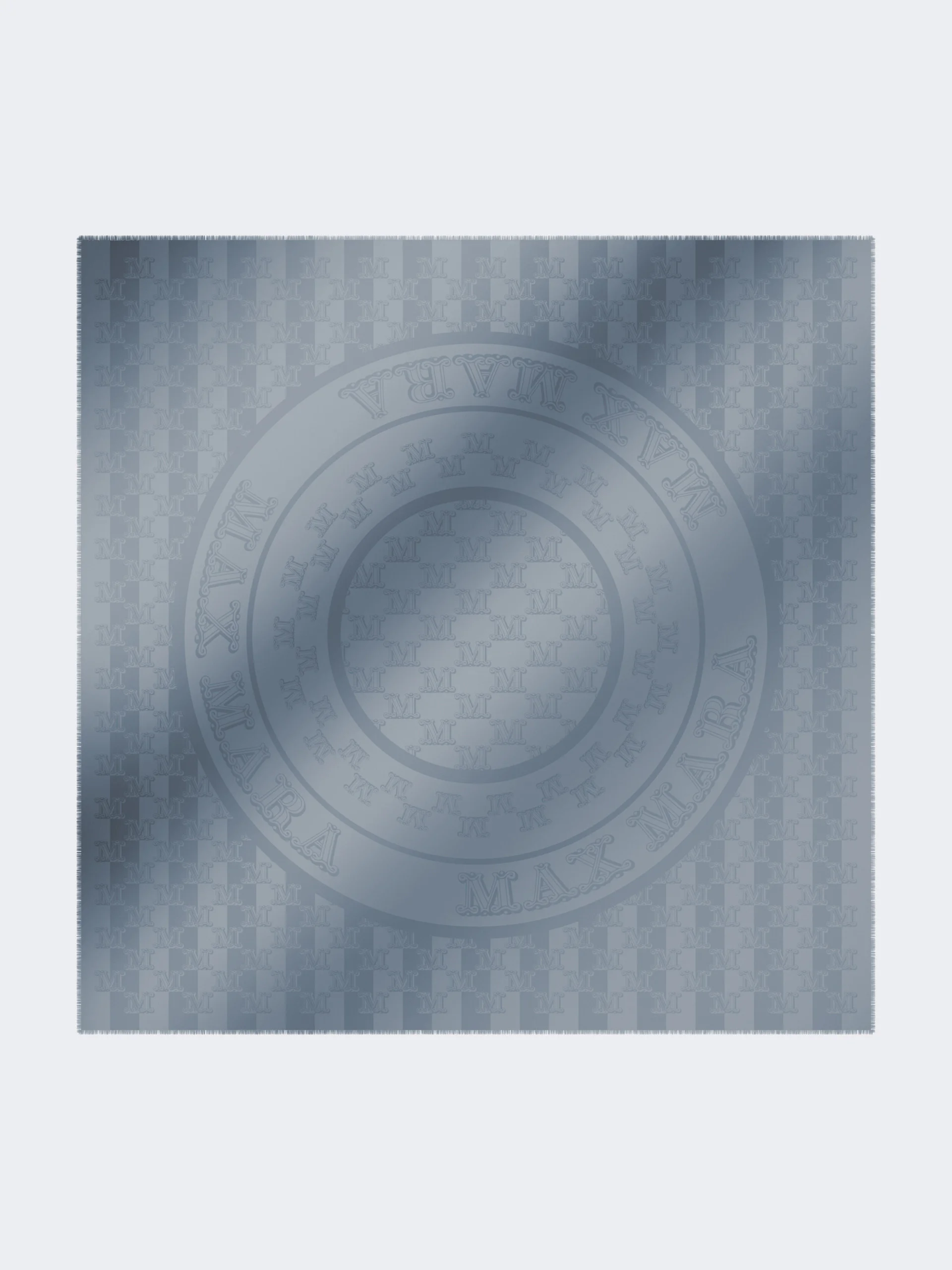 DUDY Jacquard silk and wool shawl - 1