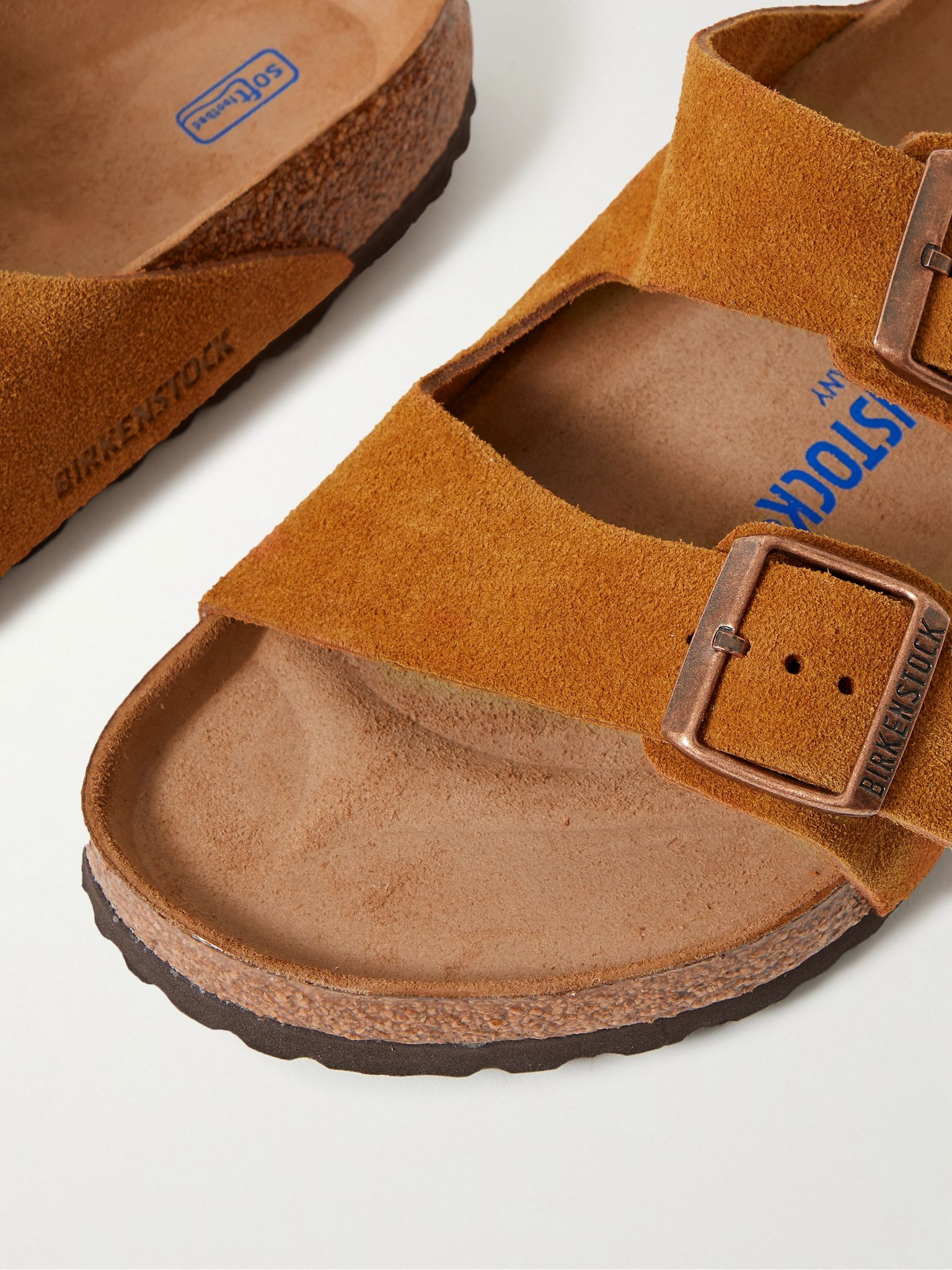 Arizona Suede Sandals Brown - 6