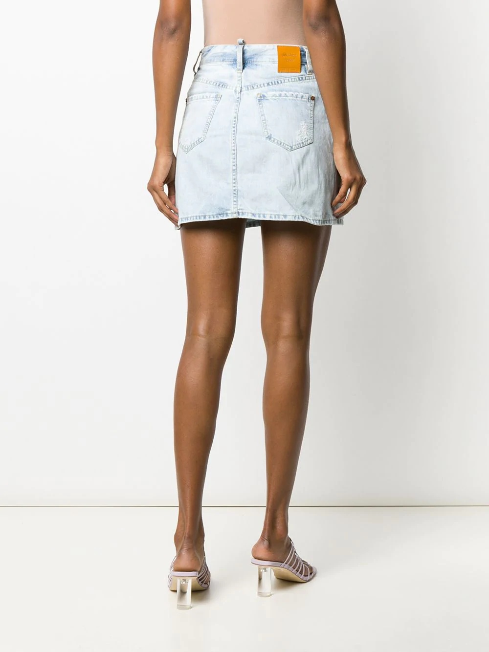 Dalma patch denim skirt - 4