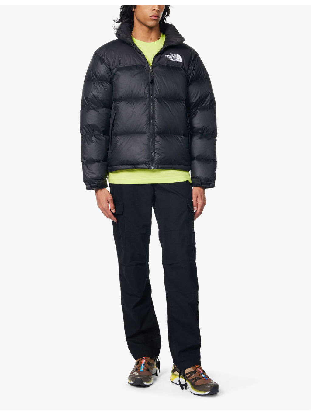 1996 Retro Nuptse funnel-neck recycled-nylon down jacket - 2