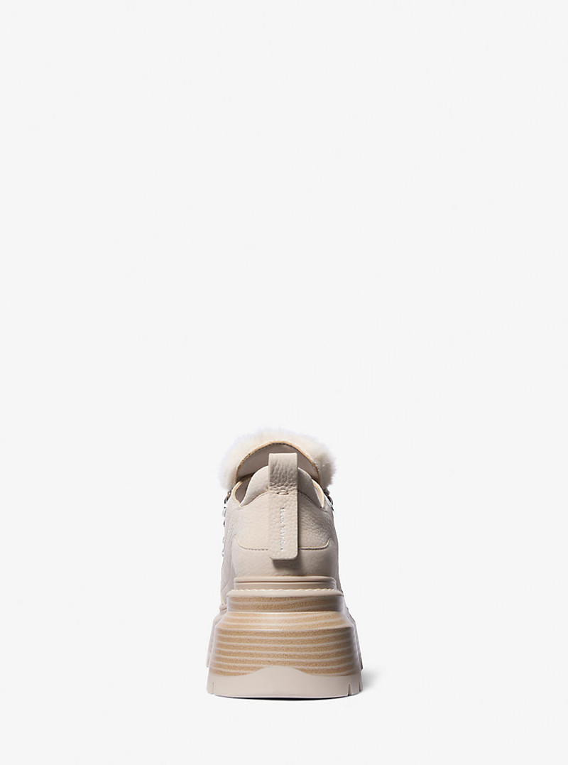 Shiloh Nubuck and Faux Fur Platform Boot 3