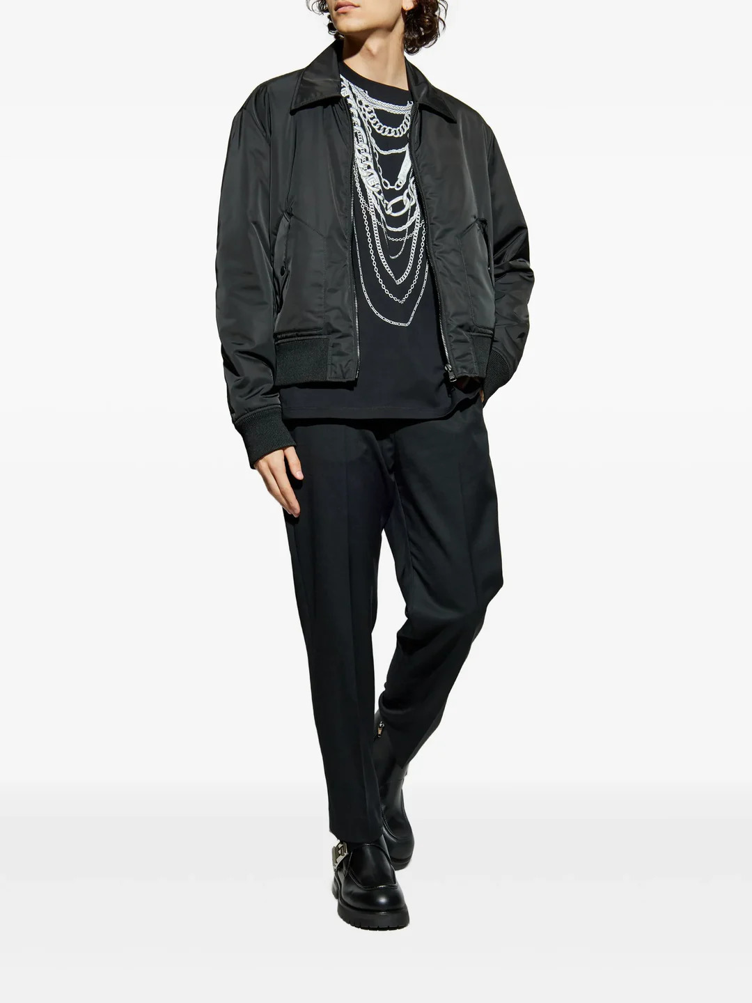 Chain Trompe Loeil T-Shirt - 2