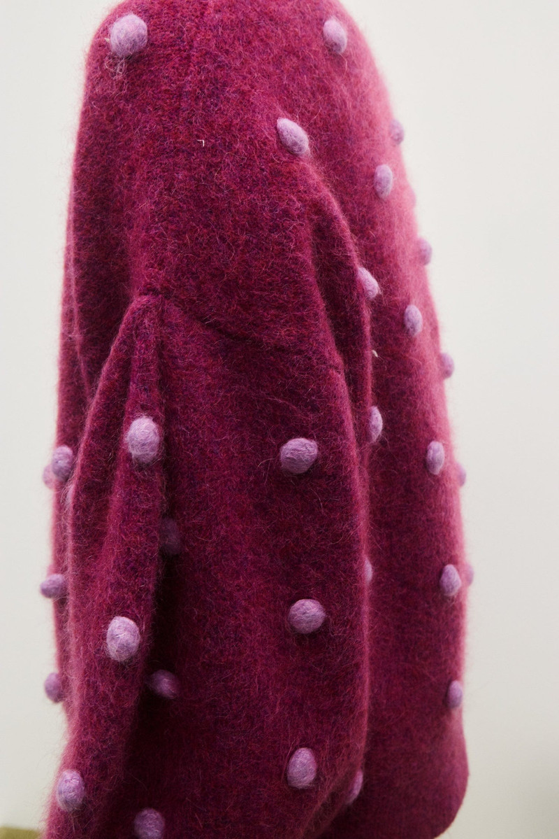 Elia Mulberry Balloon Sweater 4