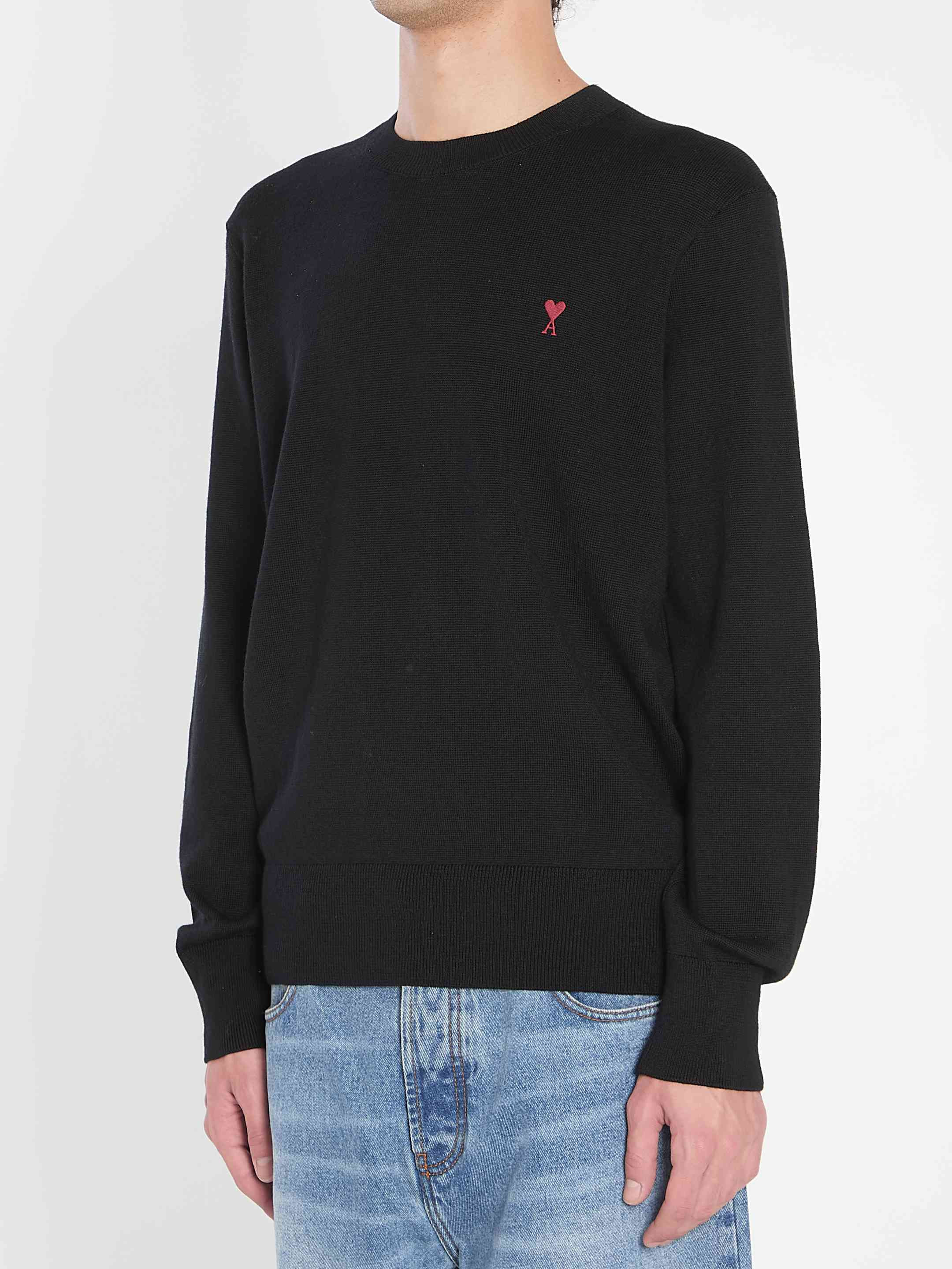 Ami Paris Men Ami De Coeur Sweater - 2