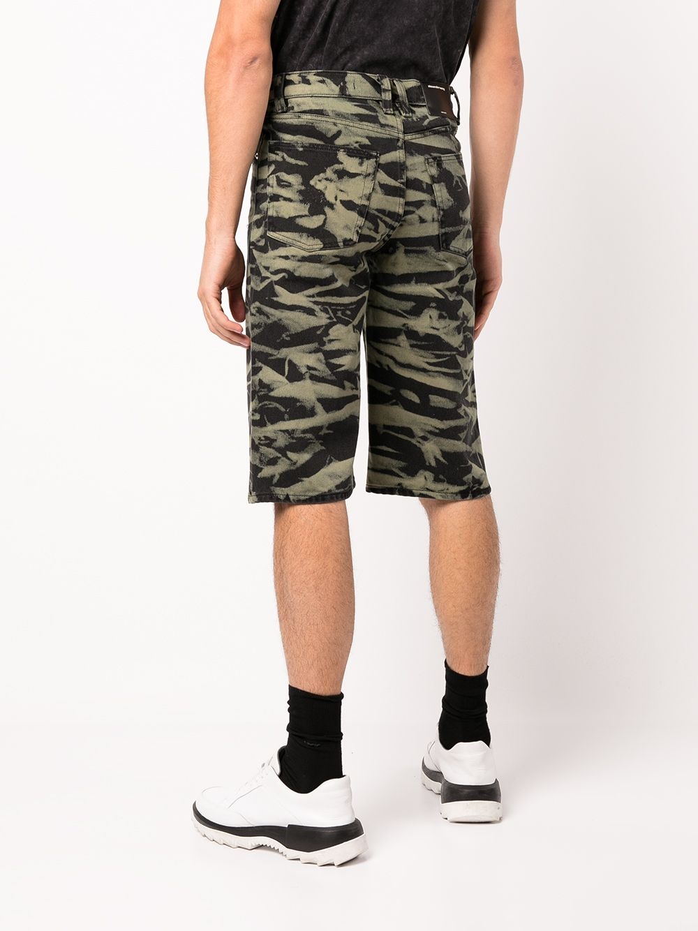 camouflage knee-length shorts - 5