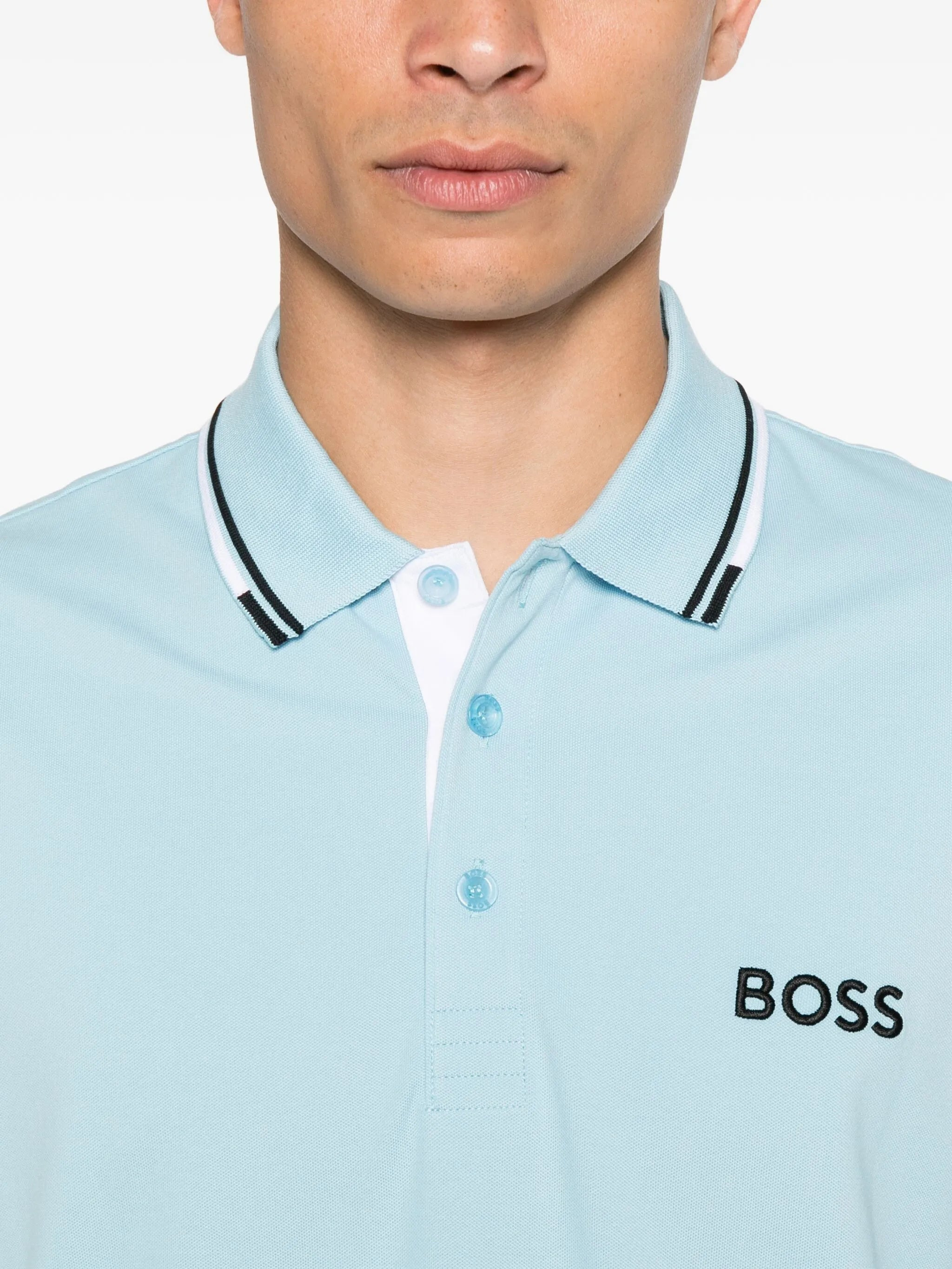 Boss Tipped-collar Polo Shirt - 3
