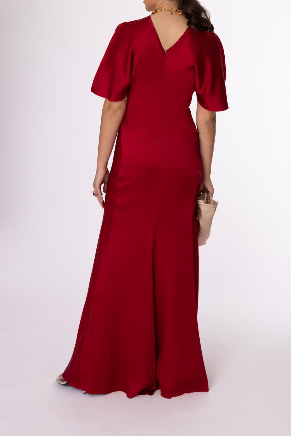 Gathered Waist Gown - 5