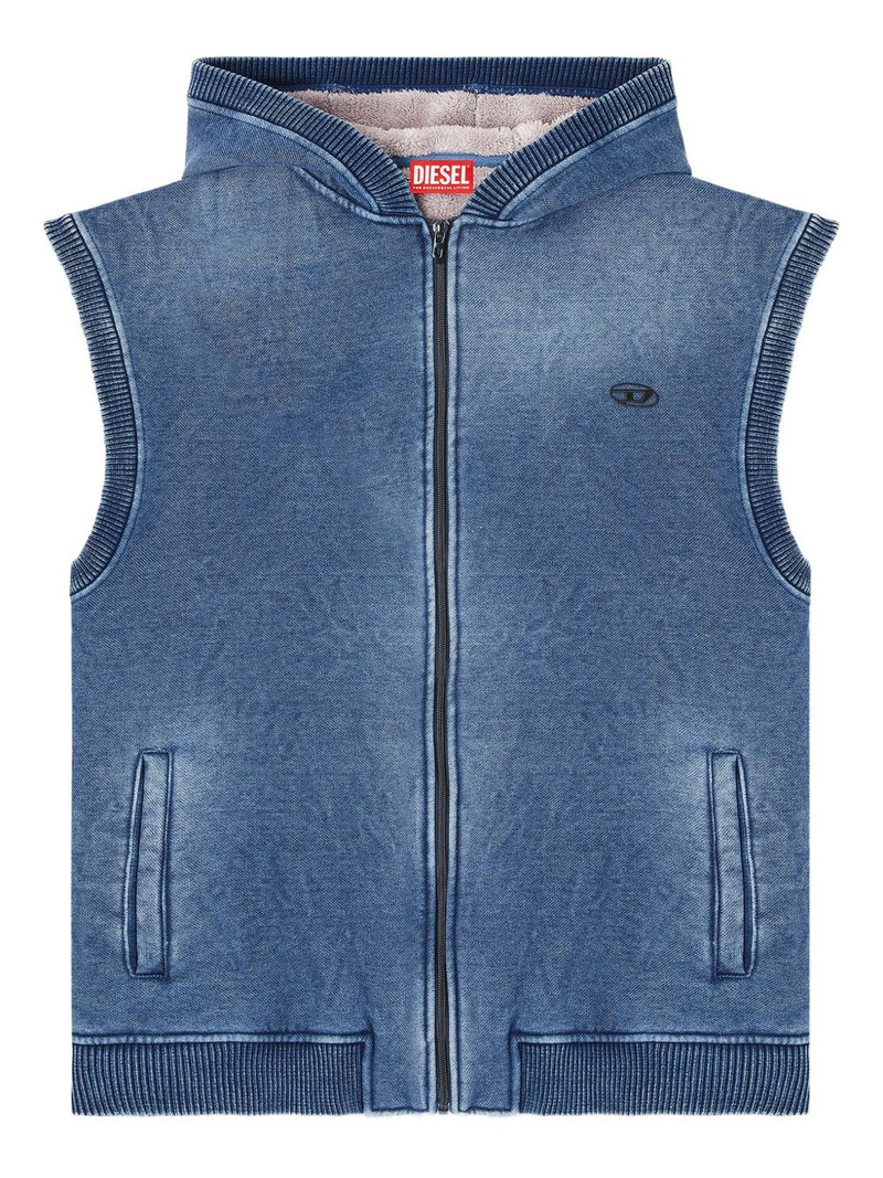 S-Hakel logo-detail zip-up hoodie 1