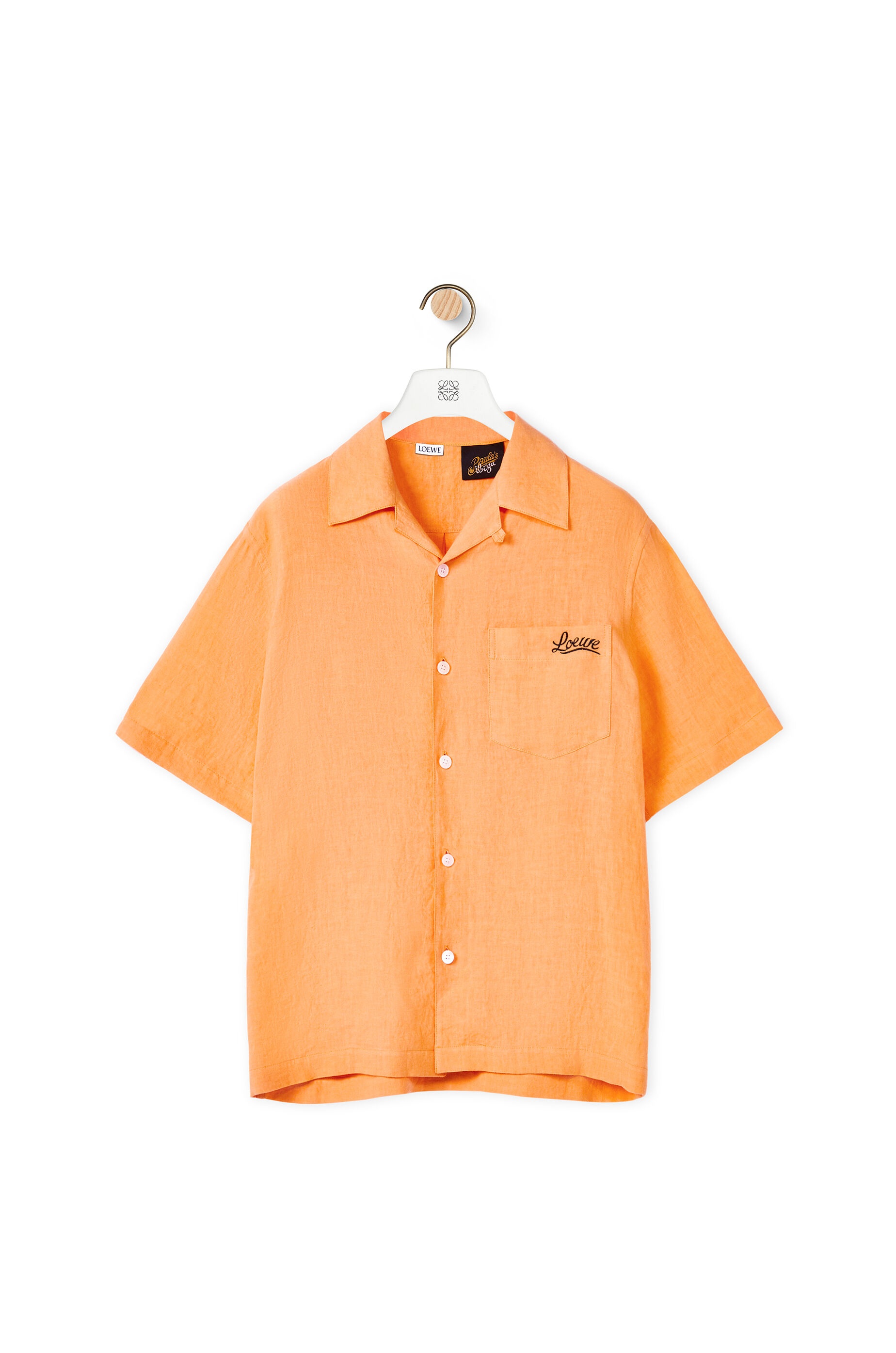 Bowling shirt in linen - 1