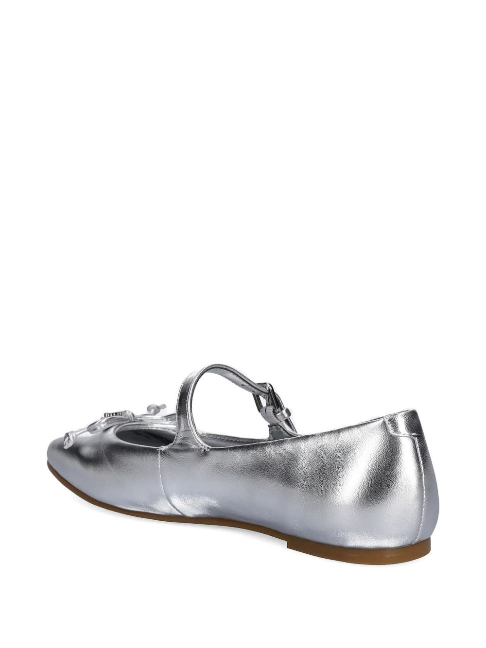 bow-embellished buckle ballet flats - 2