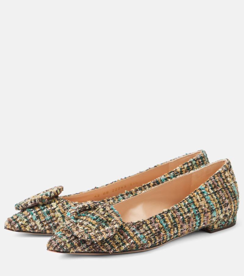 Venezia tweed ballet flats 5