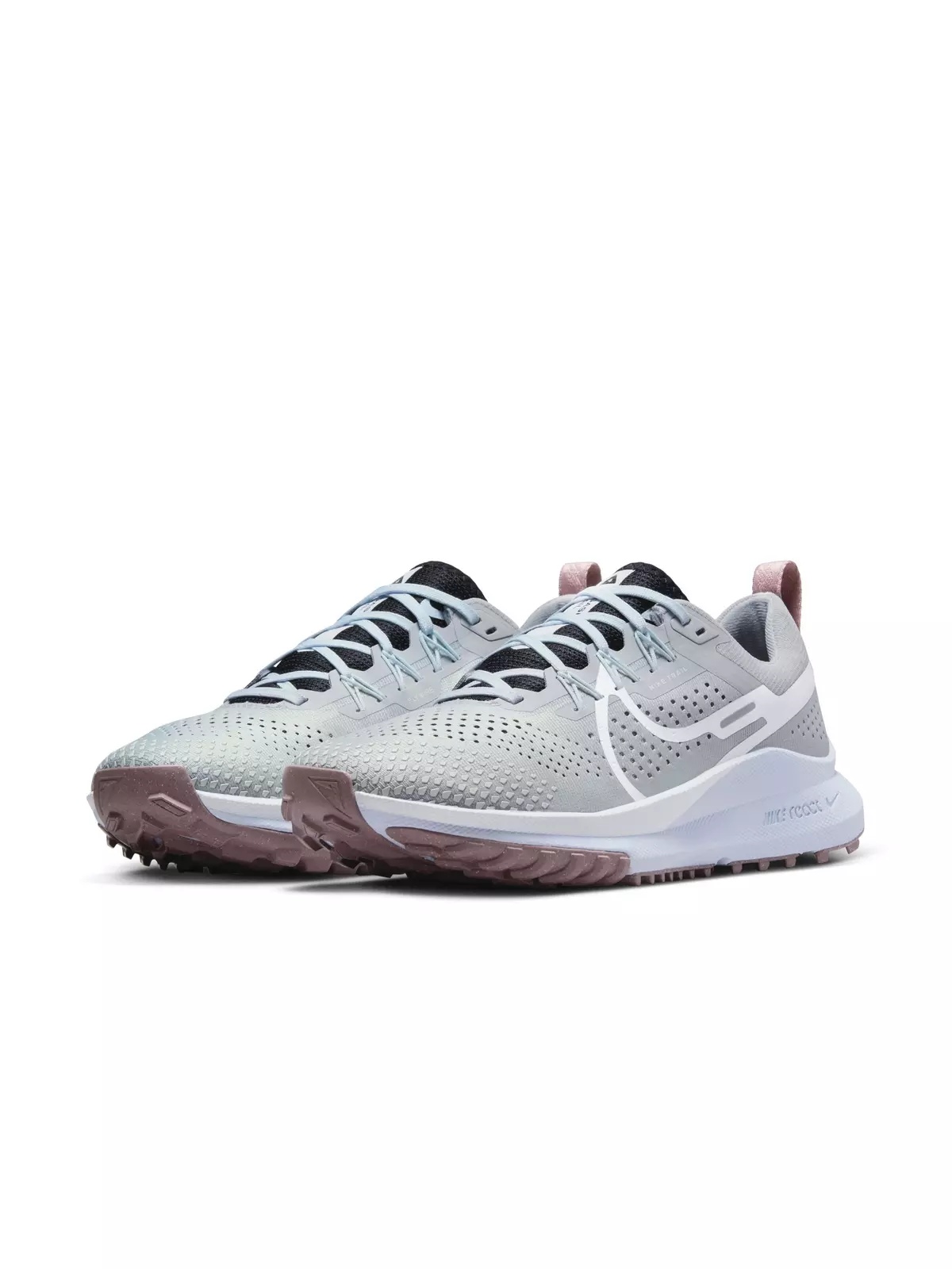 Pegasus Trail 4 "Light Smoke Grey/Black/Glacier Blue/White" Women's Trail Running Shoe - 3