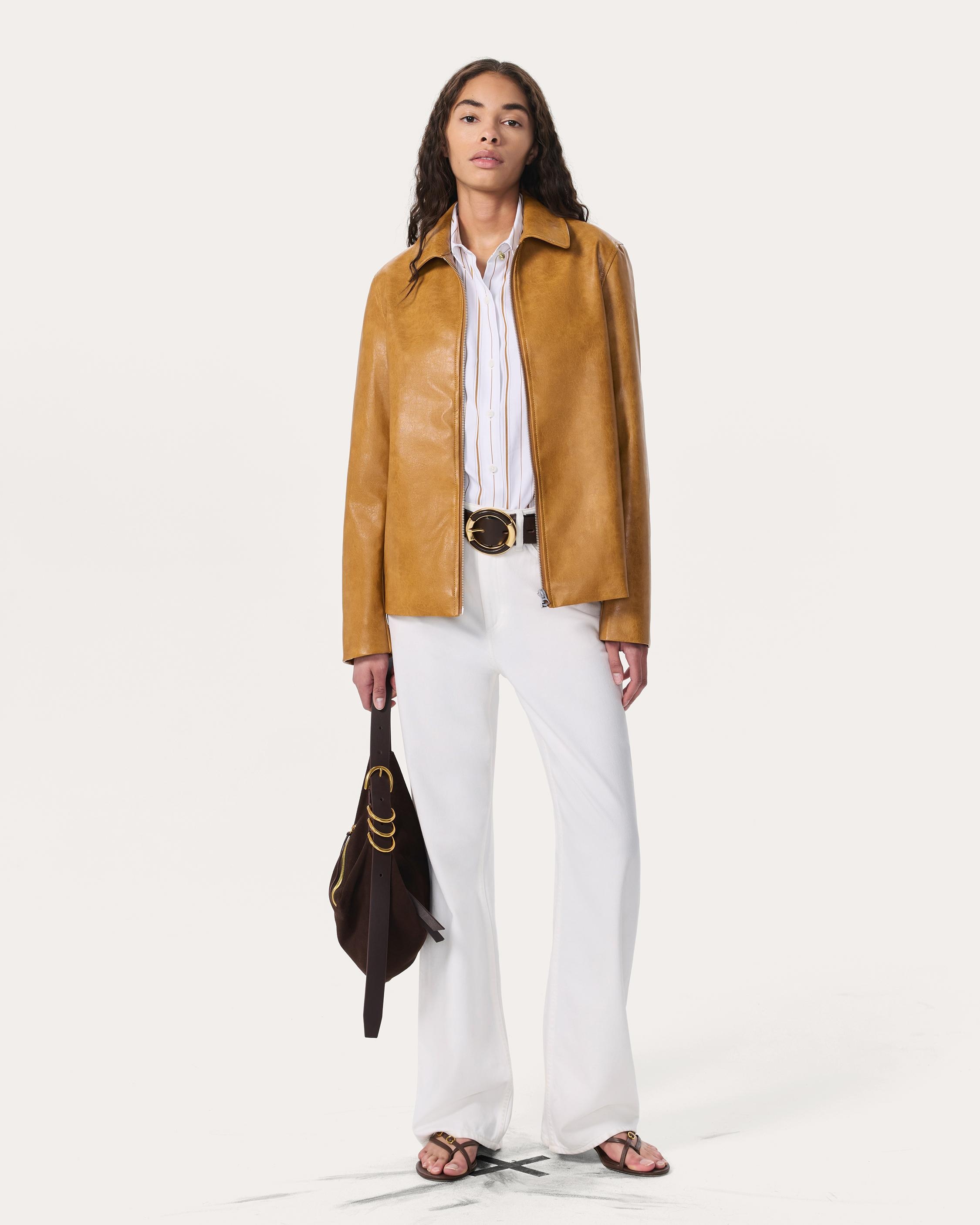 Jordie Faux Leather Jacket - 7