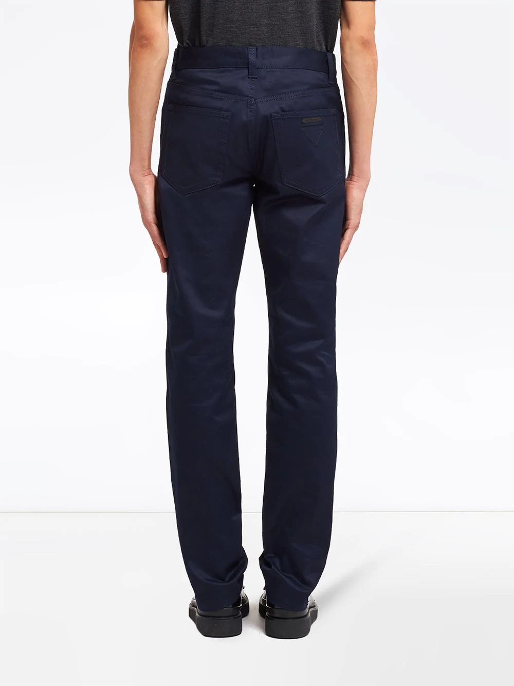 five-pocket straight-leg trousers - 4