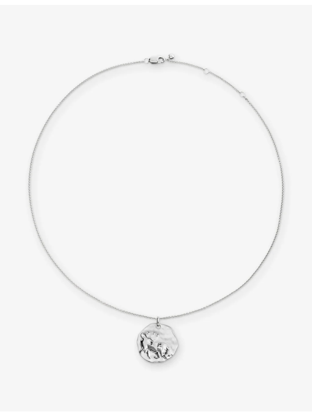 Taurus Zodiac Sterling-Silver Pendant Necklace - 1