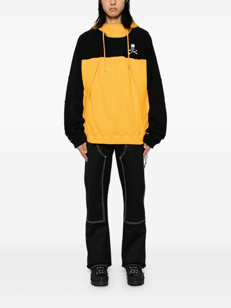 MASTERMIND WORLD logo print cotton hoodie outlook