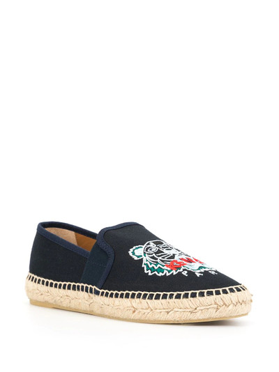 KENZO embroidered tiger espadrilles outlook