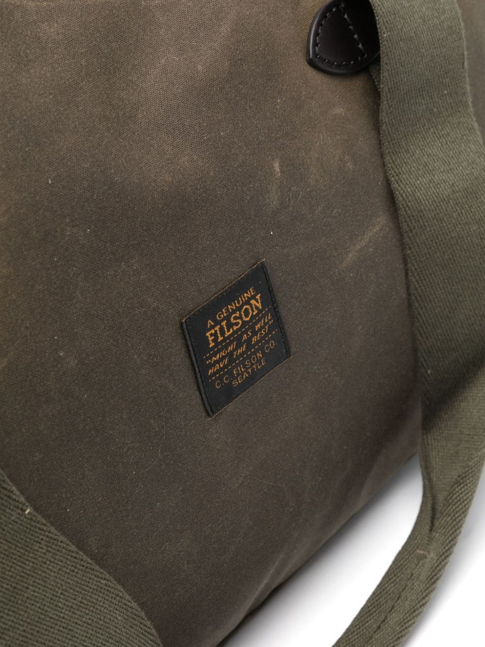 distressed-finish cotton holdall - 3