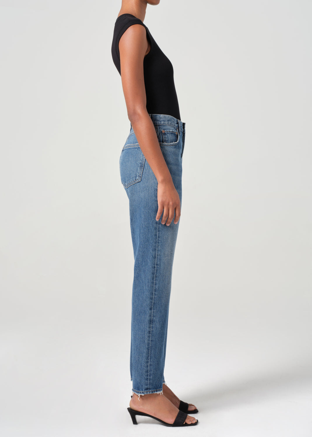 90'S PINCH WAIST HIGH RISE STRAIGHT IN ESSENCE - 4