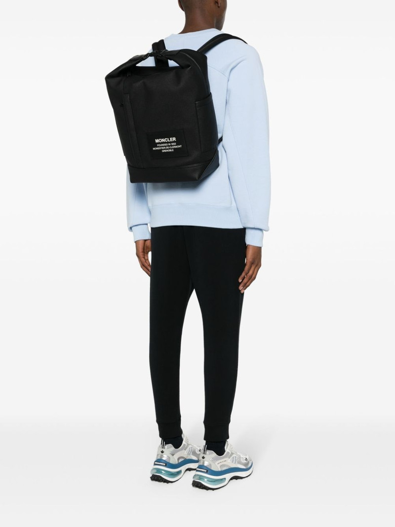 Moncler Nakoa canvas backpack outlook