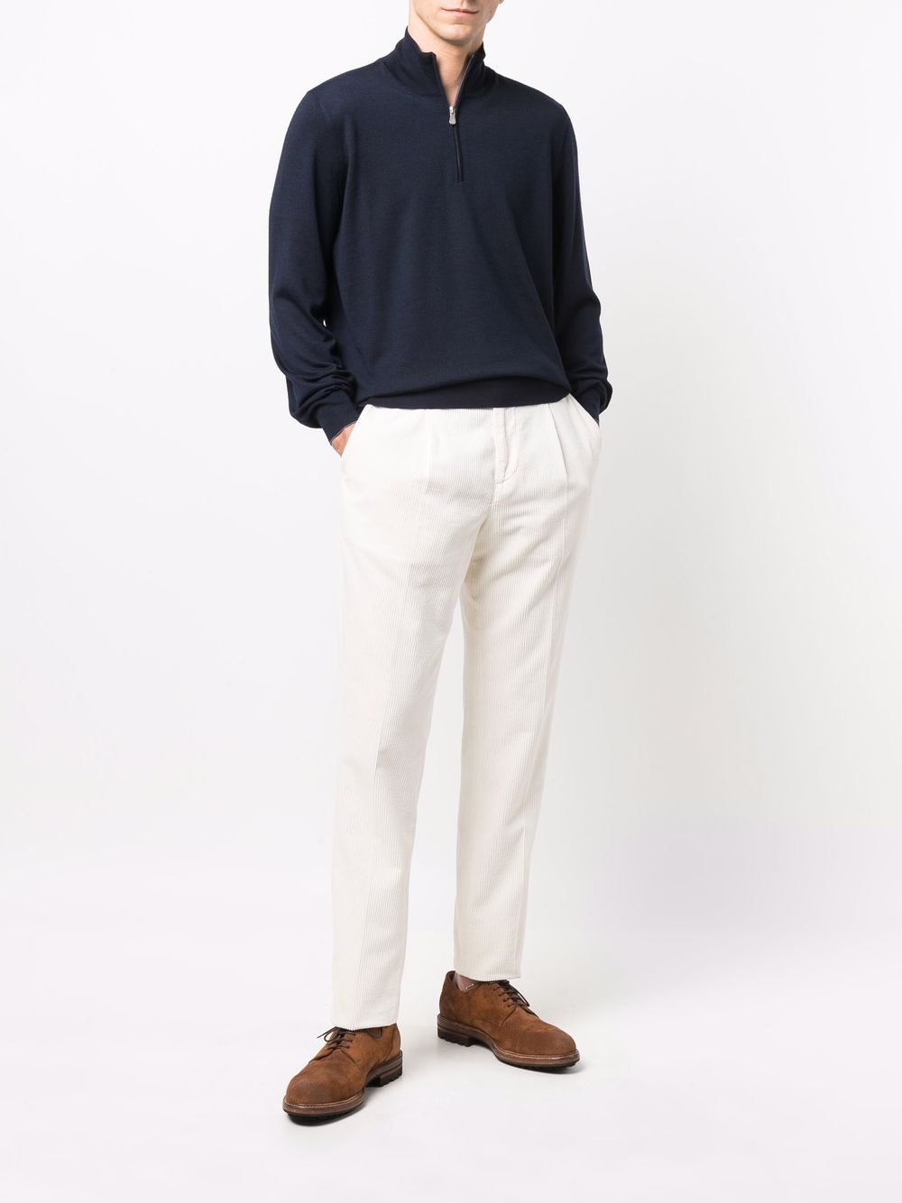 slim-cut chinos - 2