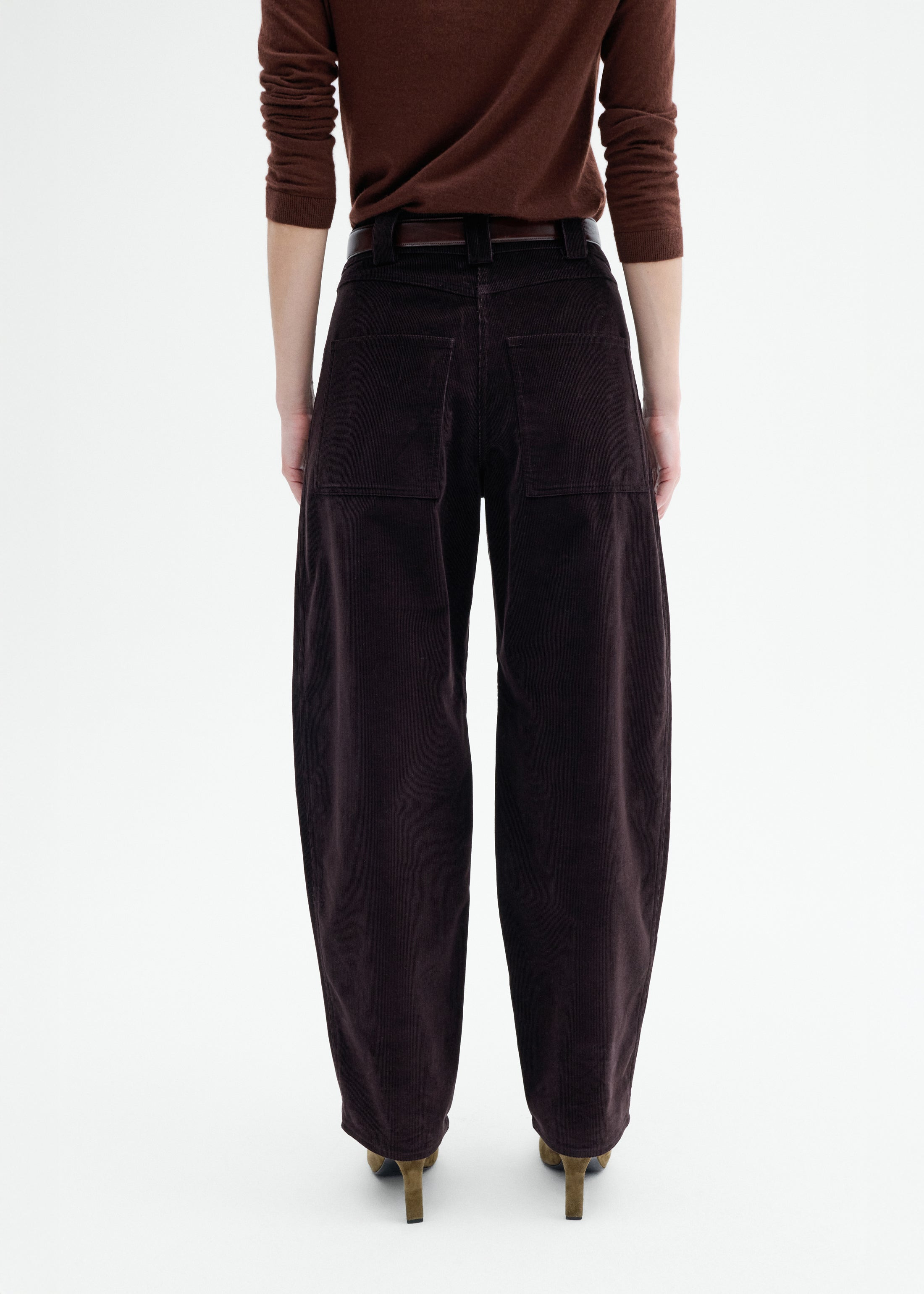 Corduroy Barrel Pant - 4