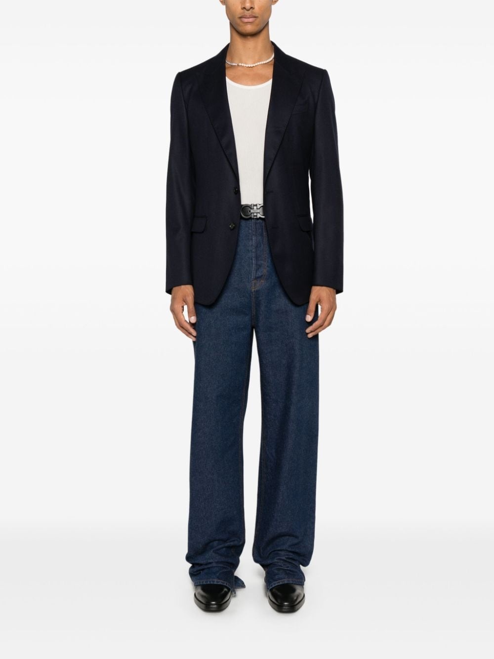 virgin-wool blazer - 2