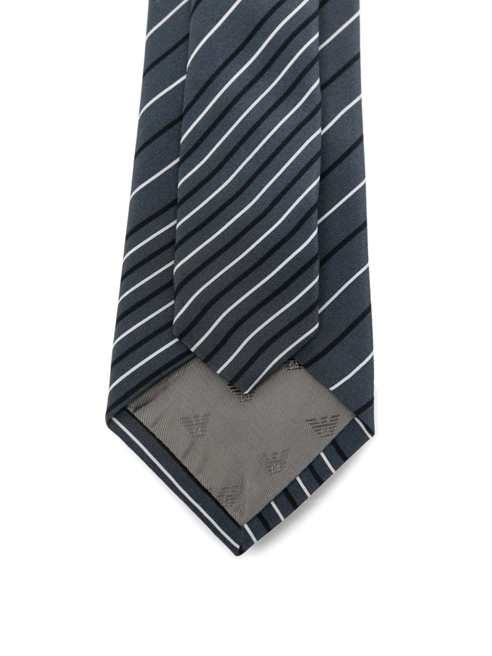 striped silk tie - 3
