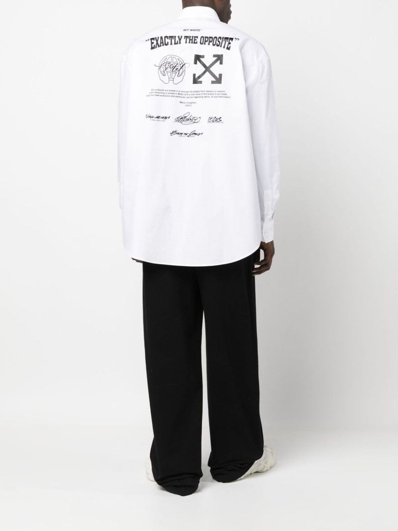 Off-White Exact Opp cotton shirt outlook