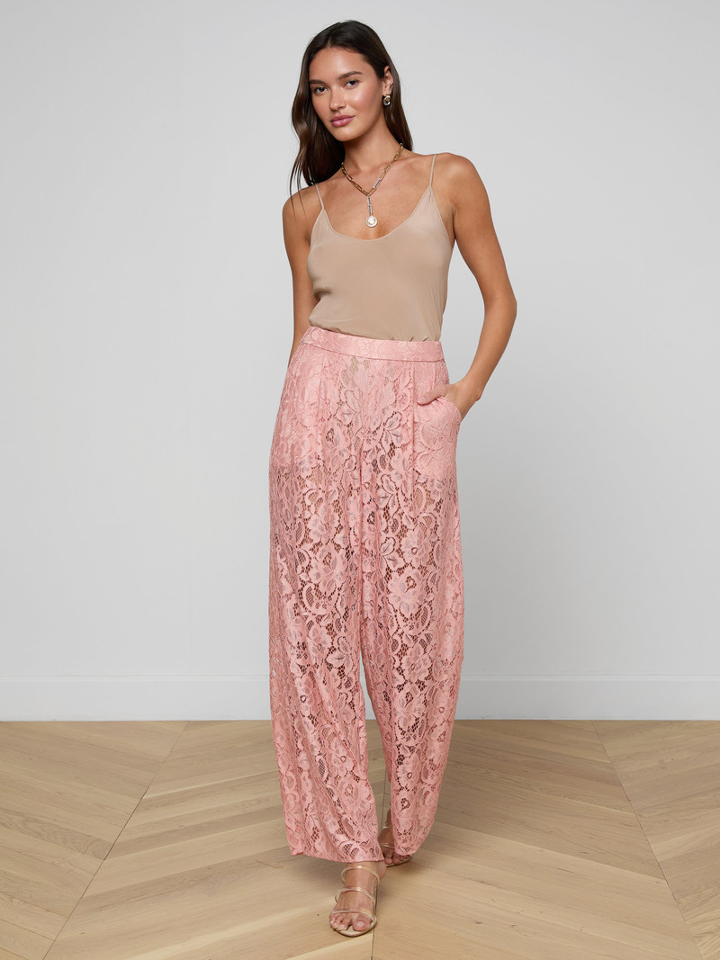 L'AGENCE Tavia Lace Trouser outlook