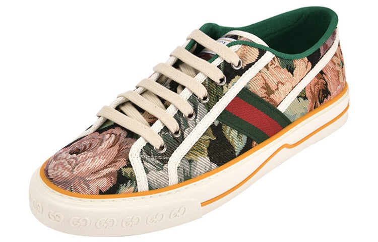 (WMNS) Gucci Tennis 1977 Shoes 'Green Multi' 606111-2MW30-4970 - 3