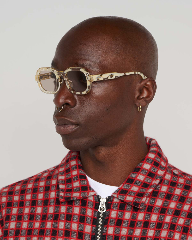 Newman Post Modern Primitive Eye Protection - Milk Tortoise 4