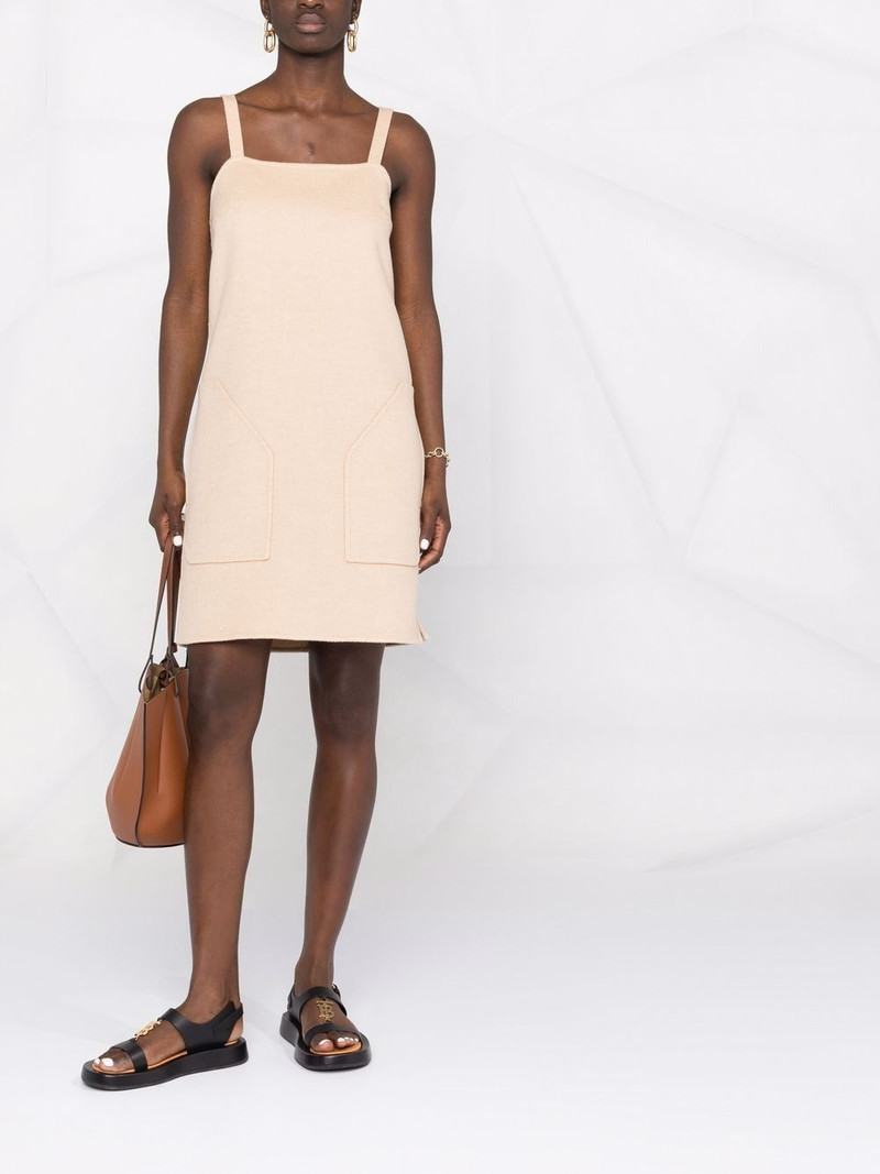 Max Mara sleeveless square neck dress outlook